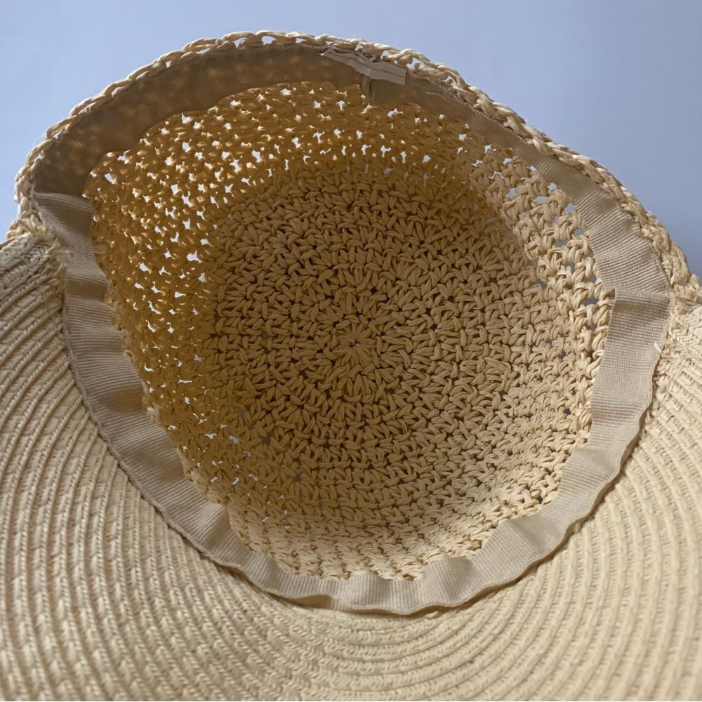 Straw Visor Sun Hat - Picture 7 of 7